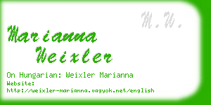 marianna weixler business card